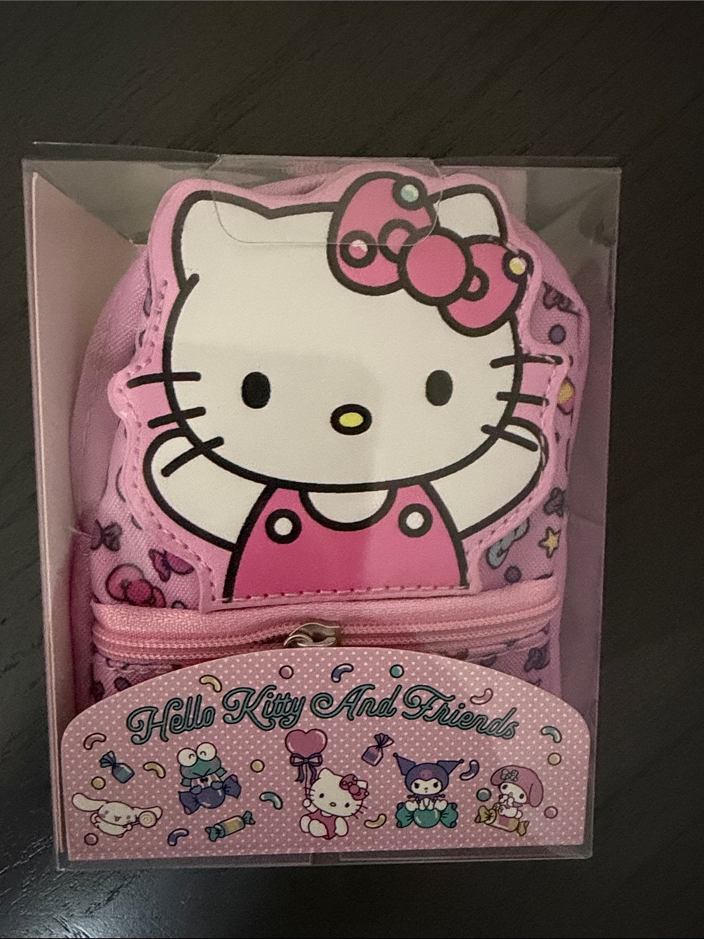 Hello Kitty Pink Kids Coin Pouch with Character Print